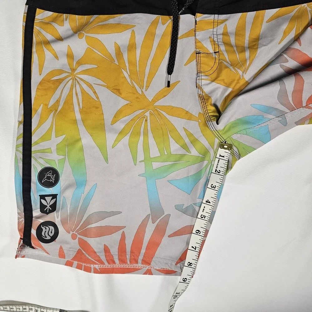 Rip Curl Mirage Board Shorts Mens 38 Tropical Floral Ultimate Stretch Surf Swim